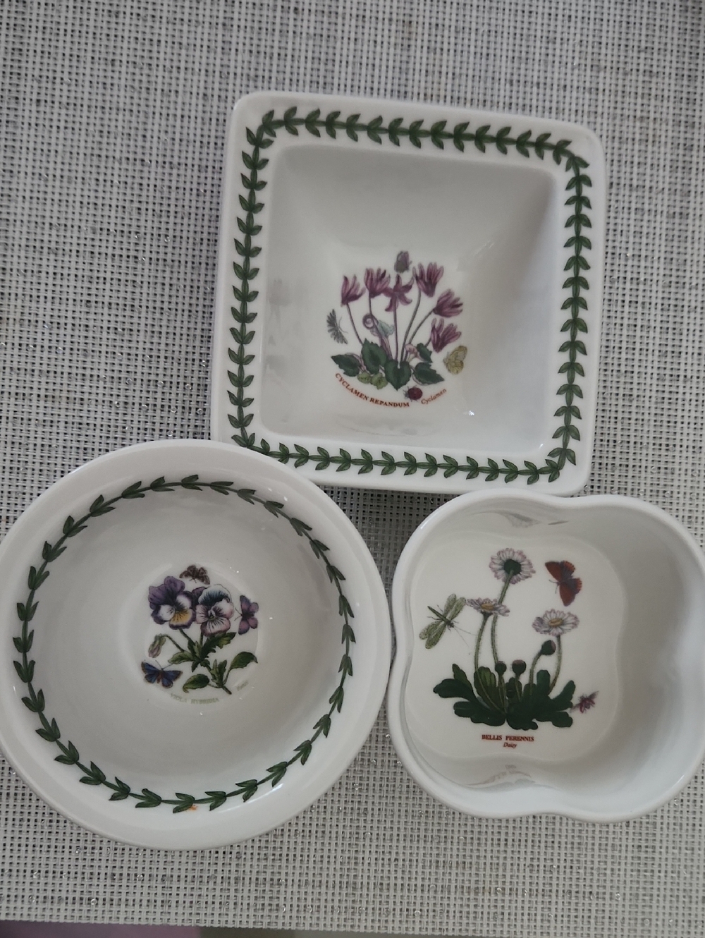 Perfect Portmeirion Small Bowl & Trinket Dishes Set Of 3